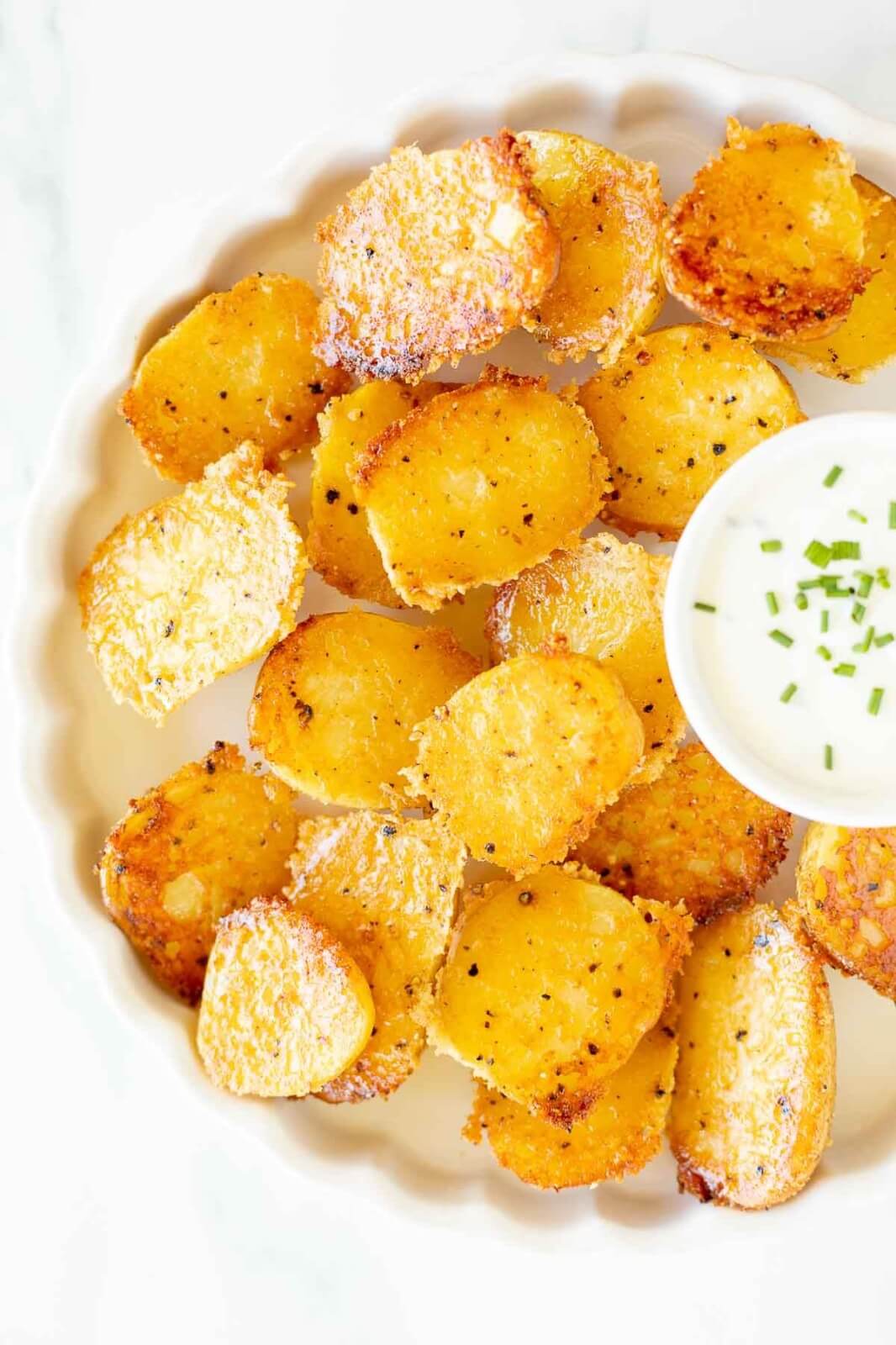 Crispy Parmesan Potatoes
